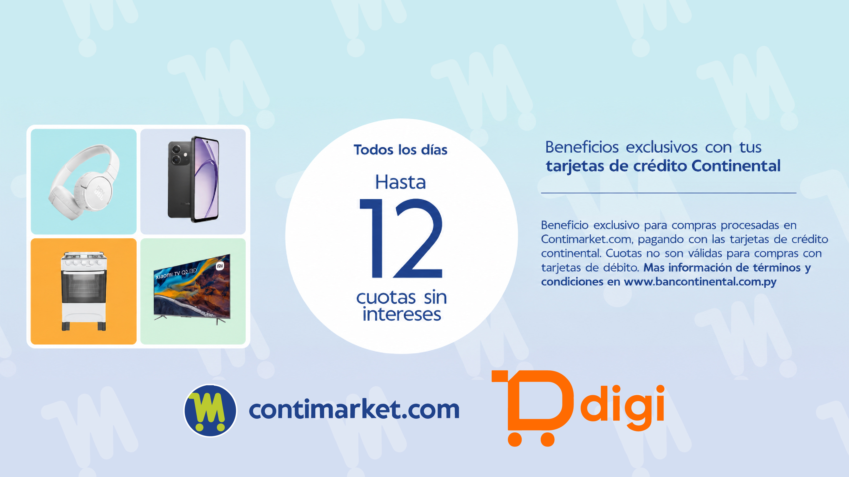 Contimarket_12 Cuotas sin intereses